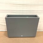 Open Box: Veradek Block Series Plastic Span Planter, Medium Span (38"W x 10"D x 30"H) - Gray