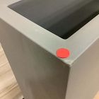 Open Box: Veradek Block Series Plastic Span Planter, Medium Span (38"W x 10"D x 30"H) - Gray