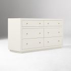 Open Box: Mayson Painted Grasscloth 6-Drawer Dresser (60") - Ivory