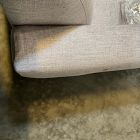 Open Box: Olive Chair, Standard Back, Mailbox Arm - Performance Coastal Linen Storm Gray