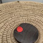 Open Box: Wooden Handle Lidded Hamper, Large (19.5"D x 21.5"H)
