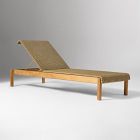 Cassis Outdoor Teak Stacking Chaise Lounge