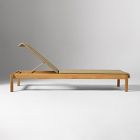 Cassis Outdoor Teak Stacking Chaise Lounge
