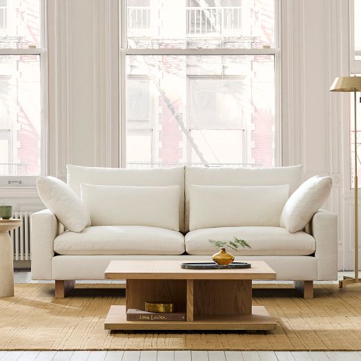 Harmony Extra Deep Sofa (76"-104") by West Elm