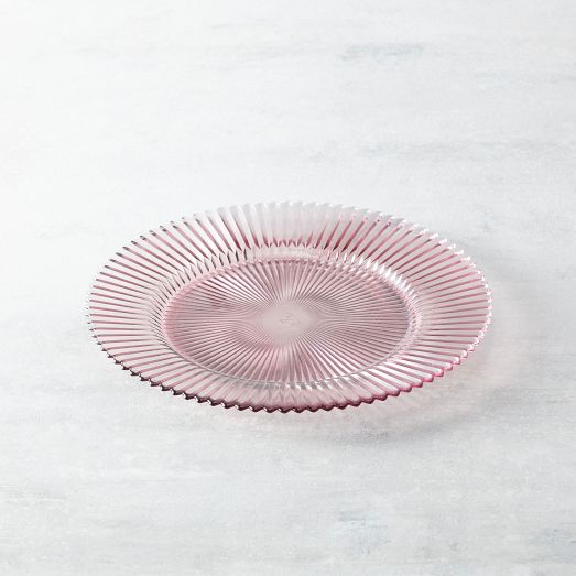 Archie Glass Charger (Set of 4) by West Elm