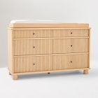 Elora 6-Drawer Wide Dresser with Removable Topper (56")