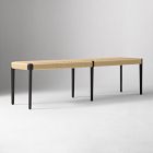 Ventura Aluminum Outdoor Dining Bench (66")