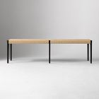 Ventura Aluminum Outdoor Dining Bench (66")