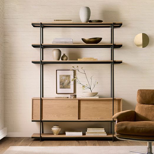 Pierce Wide Storage Shelf Unit (60") by West Elm