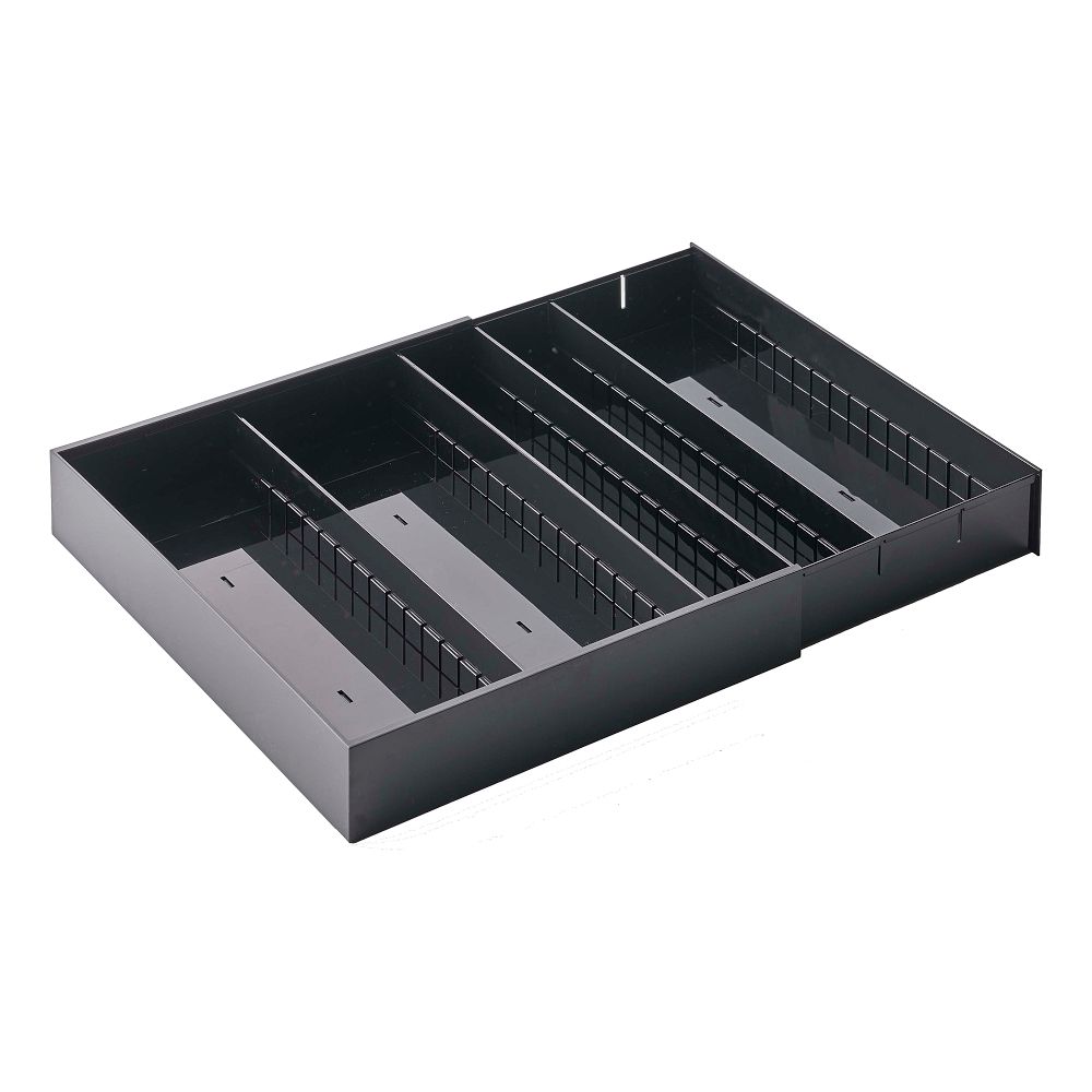 Yamazaki Tower Expandable Cutlery Drawer Organizer - Black