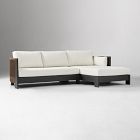 Porto Aluminum Outdoor 2-Piece Chaise Sectional (105")