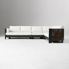 Porto Aluminum Outdoor 4-Piece L-Shaped Sectional (129")