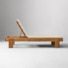 Monterey Outdoor Teak Chaise Lounge
