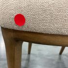Open Box: Boerum Dining Chair - Performance Chenille Tweed Sand, Burnt Wax