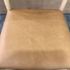 Open Box: Eindhoven Leather Dining Chair - Ludlow Leather Sesame, Blonde