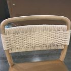 Open Box: Eindhoven Leather Dining Chair - Ludlow Leather Sesame, Blonde