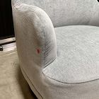 Open Box: Emmie Chair Performance Distressed Velvet, Cool Walnut