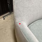 Open Box: Emmie Chair Performance Distressed Velvet, Cool Walnut