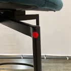 Open Box: Flynn Bar Stool (30") - Performance Velvet Petrol, Dark Bronze