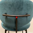 Open Box: Flynn Bar Stool (30") - Performance Velvet Petrol, Dark Bronze