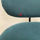 Open Box: Flynn Bar Stool (30") - Performance Velvet Petrol, Dark Bronze