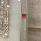 Open Box: Framed Neutral Textile Wall Art (30" x 30") - White