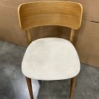 Open Box: Lalia Dining Chair - Performance Distressed Velvet Sand, Blonde