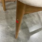 Open Box: Lalia Dining Chair - Performance Distressed Velvet Sand, Blonde