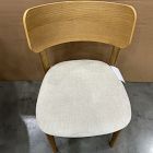 Open Box: Lalia Dining Chair - Performance Distressed Velvet Sand, Blonde