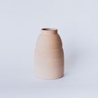 Open Box: Mexican Handcrafted Ceramic Vase, Chubby - Terracotta