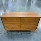 Open Box: Mid-Century 6-Drawer Dresser (56") - Acorn