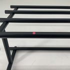 Open Box: Modern Overhang Bathroom Rail Shelf - Matte Black