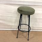 Open Box: Pierce &amp; Ward Bar Stool (30") - Deluxe Velvet Juniper, Dark Verdigris