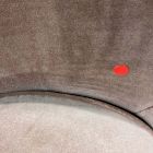 Open Box: Pierce &amp; Ward Curved Slipper Chair - Deluxe Velvet Burnt Umber, Nutmeg
