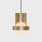 Open Box: Tala Loop Single Pendant, Sphere IV - Gold