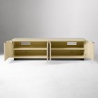 Shea High-Gloss Enameled Lacquer Media Console (72")