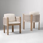 Portside Concrete Outdoor Dining Table (72") &amp; Porto Dining Chairs Set