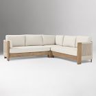 Porto Outdoor 3-Piece L-Shaped Sectional (100")