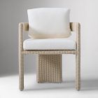 Westport Wicker Outdoor Barrel Dining Chair (Set of 2)