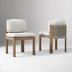 Telluride Outdoor Extendable Dining Table (76"&ndash;106") &amp; Porto Side Dining Chairs Set