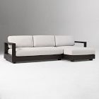Telluride Aluminum Outdoor 2-Piece Chaise Sectional (113")