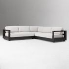 Telluride Aluminum Outdoor 3-Piece L-Shaped Sectional (113")