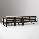 Portside Aluminum Outdoor 3-Piece Chaise Sectional (116")