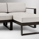 Portside Aluminum Outdoor 3-Piece Chaise Sectional (116")