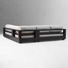 Telluride Aluminum Outdoor 3-Piece L-Shaped Sectional (113")