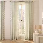 Batik Scallop Edge Curtain (Set of 2)