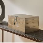 Grand Antique Silver Lacquer Jewellery Box