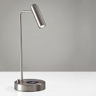 Linear Metal LED Wireless Charging &amp; USB Task Lamp