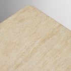 Royce Faux Travertine Square Pedestal Coffee Table (30")