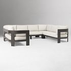 Caldera Aluminum Outdoor 6-Piece U-Shaped Sectional (126")